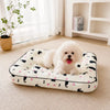 Cotton-Linen Pet Bed Mat for Small Dogs and Rabbits
