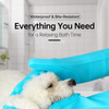 Thickened Pet Bathing Gloves, Extra Large - p-00356
