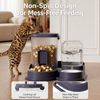 Non-Electric Pet Water Dispenser with Integrated Bowl