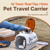 Ventilated Portable Pet Carrier for Small Dogs & Cats