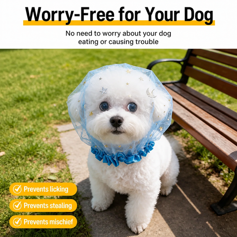 Breathable Mesh Muzzle for Small and Medium Dogs