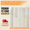 Cat & Dog Grooming Comb for Detangling and Loose Fur