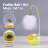 Wobble Cat Teaser Toy with Feather Attachment