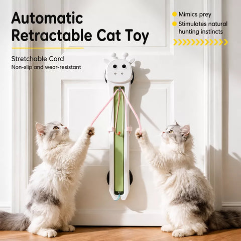 Rechargeable Wall-Mounted Automatic Cat Teaser Toy