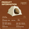 Portable Enclosed Pet Tent Bed for Cats and Small Dogs