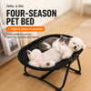 Foldable Elevated Pet Cot for Cats and Dogs