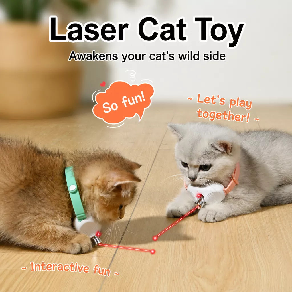 Rechargeable Laser Cat Toy for Interactive Play