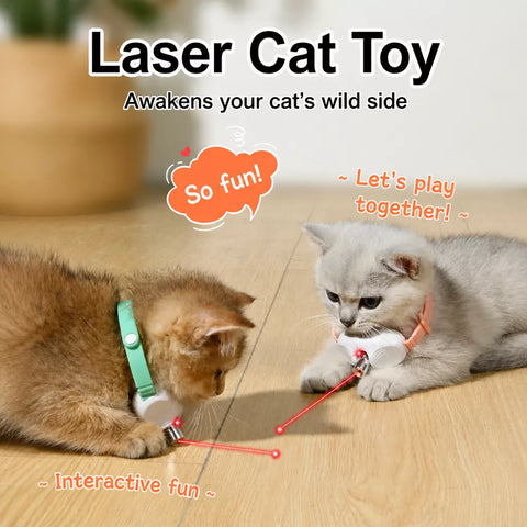 Rechargeable Laser Cat Toy for Interactive Play