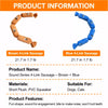 Sausage-Shaped Squeaky Dog Toy for Tug and Interactive Play