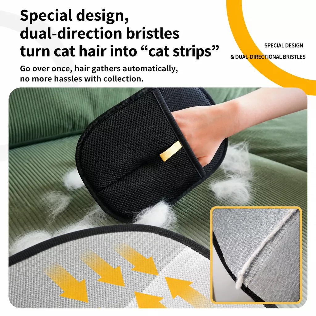 Pet Hair Removal Grooming Glove