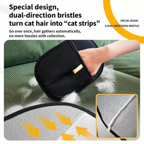 Pet Hair Removal Grooming Glove