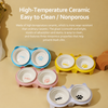 Ceramic Double Pet Bowls with Elevated Stand