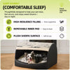 Plush Pet Tent Bed with Removable, Washable Cushion