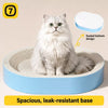 Oval Corrugated Cardboard Cat Scratcher Bed