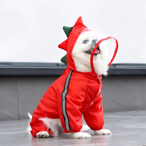 Four-Leg Waterproof Dog Raincoat