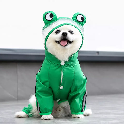 Four-Leg Waterproof Dog Raincoat