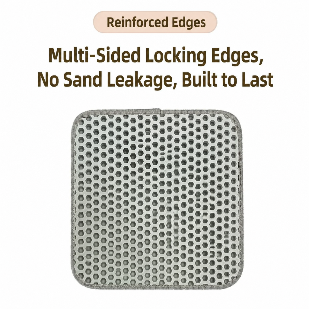 Double-Layer Cut-to-Fit Cat Litter Mat