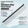 Cat & Dog Grooming Comb for Detangling and Loose Fur