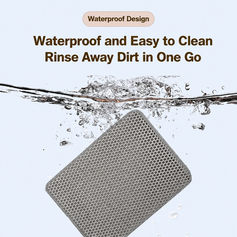Double-Layer Cut-to-Fit Cat Litter Mat