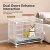 Stackable Resin Pet Crate with Tray