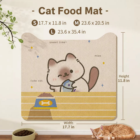 Self-Adhesive Cat Scratching Mat for Doors and Furniture