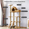 Cat Tree with Scratching Posts and a Hideaway