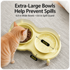 Ceramic Pet Bowl Set with Stand