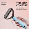 Double-Sided Dematting and Thinning Comb for Cats and Dogs