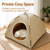Semi-Enclosed Tent Bed for Cats and Dogs