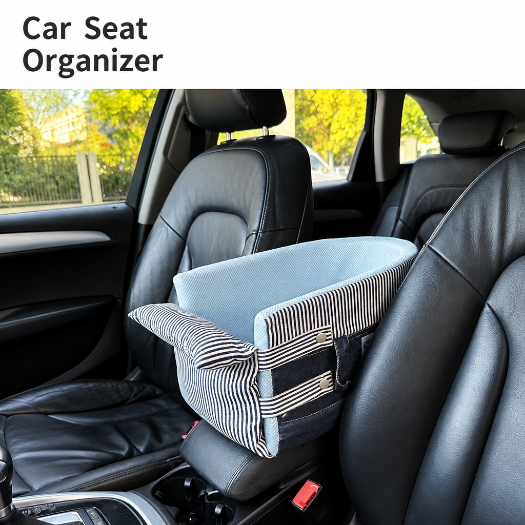 Canvas Pet Car Seat for Small Dogs & Cats