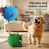 4.7-Inch Squeaky Plush Rolling Ball Toy for Dogs