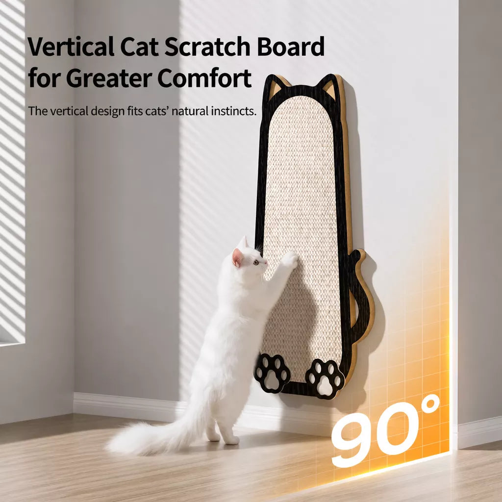 Wall-Mounted Sisal Cat Scratcher