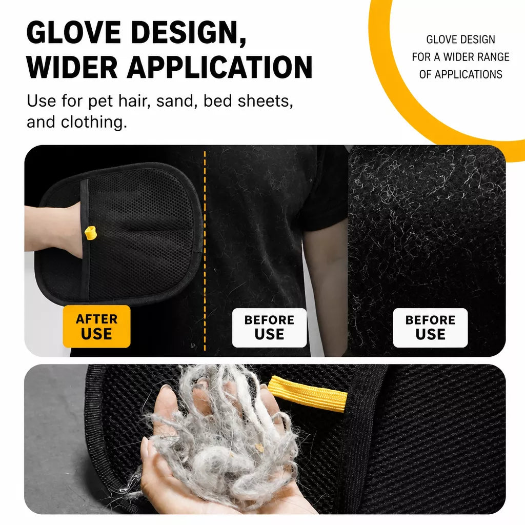 Pet Hair Removal Grooming Glove