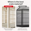 Indoor Resin Pet Crate for Small to Medium Dogs