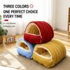 Semi-Enclosed EPE Foam Pet Bed for Cats & Dogs