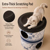 Three-Level Milk Tea Cup Cat Scratcher House