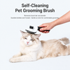 Self-Cleaning Pet Brush for Dogs & Cats, 3.8-Inch Wide Head