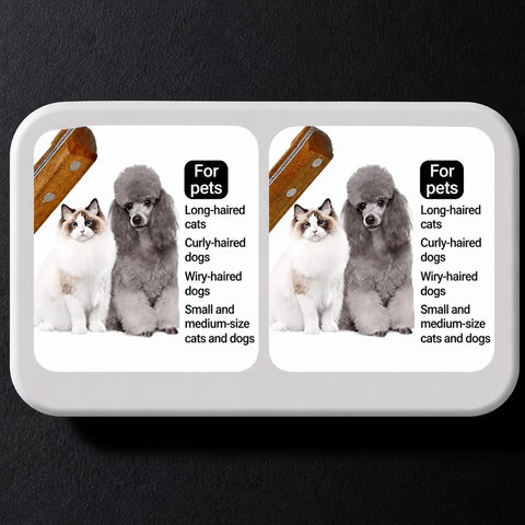 Double-Sided Dematting Comb for Dogs and Cats