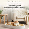 Oval Corrugated Paper Cat Scratcher Lounge