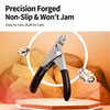 Stainless Steel Dog Nail Clippers with File for Medium & Large Dogs
