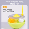 Wobble Cat Teaser Toy with Feather Attachment