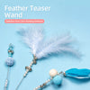 Feather Cat Teaser Toy Set with Bells