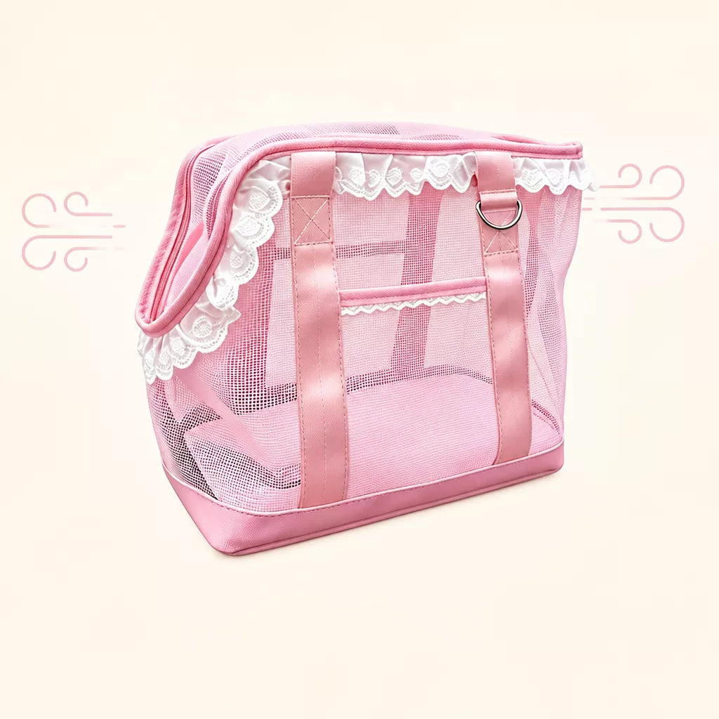Breathable Mesh Crossbody Pet Carrier
