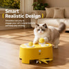 Electric Whack-a-Mole Cat Toy with Feather Teaser