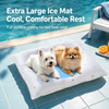 Heart-Patterned Gel Pet Mat for Dogs and Cats