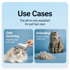 Long- and Short-Tooth Pet Rake Comb for Cats and Dogs