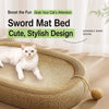 Sisal Cat Scratcher with Teaser Toy