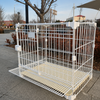 Stackable Metal Dog Crate with Sliding Door for Small and Medium Dogs