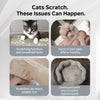 L-Shaped Vertical Kraft Paper Cat Scratcher for Cats