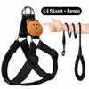 Adjustable Dog Harness and Handheld Leash